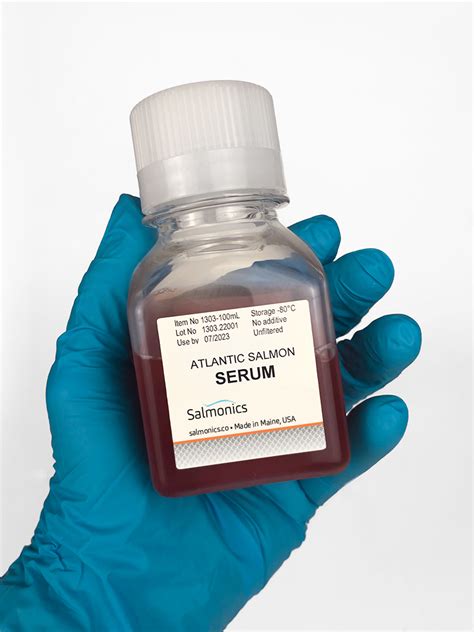 Fish Serum, salmon origin .